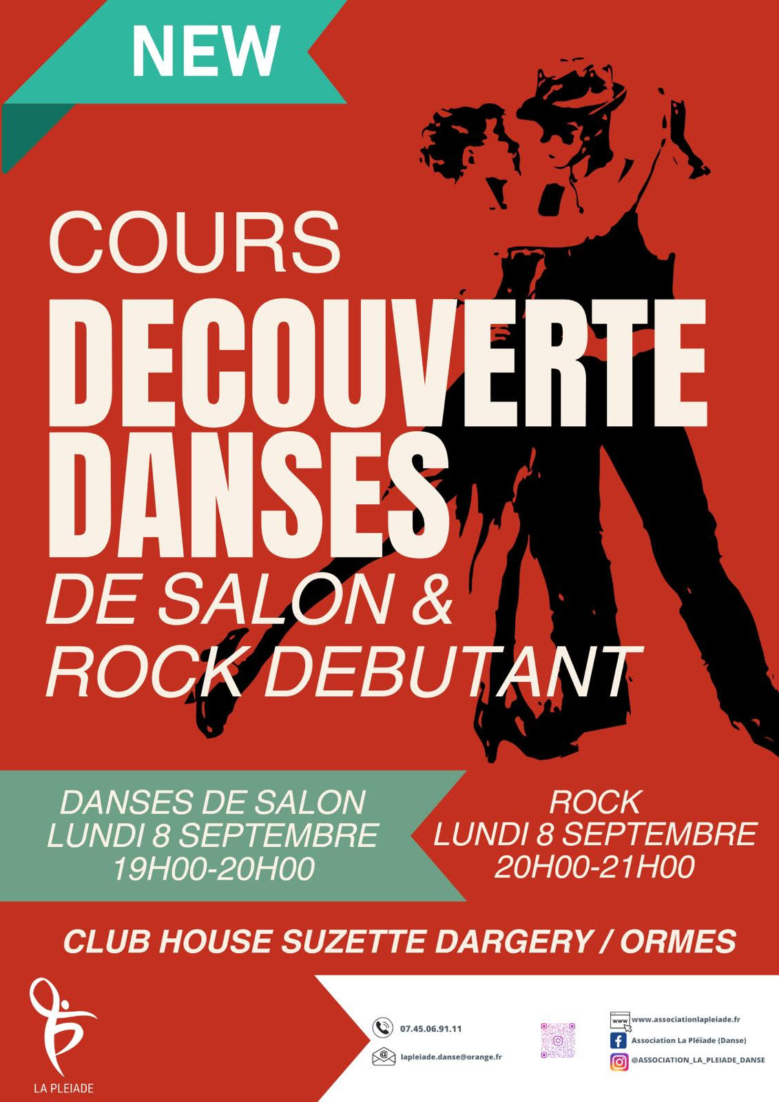 Cours découverte danses